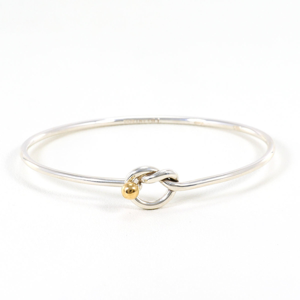 Tiffany & Co. 18K Yellow Gold (YG) Silver Bangle, Total Weight 6.5g, Jewelry
